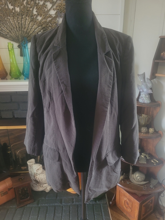 LOFT Jackets & Blazers - LOFT Olive Green Open Front Blazer